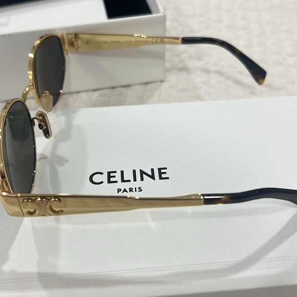 Celine Triomphe Metal Sunglasses - Picture 12 of 16